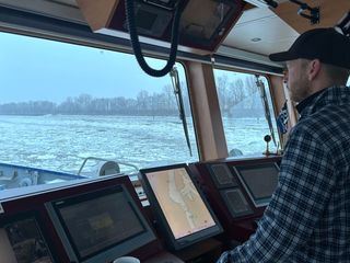 Eiszeit auf der Elbe