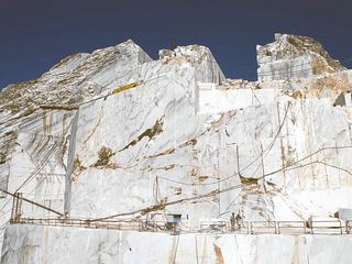 Die Marmorberge von Italien