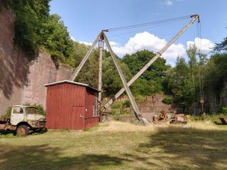 Ein Holzkran fuer Michelnau