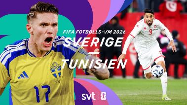 FIFA Fotbolls-VM 2026: Sverige-Tunisien