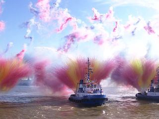 Hamburg feiert - der 837. Hafengeburtstag