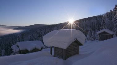 Daer ingen skulle tro att någon kunde bo: Vinterstunder