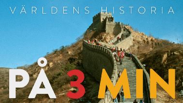 Vaerldens historia på tre minuter