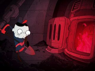 Mr. Pete & the iron horse