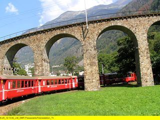 Traumroute durch die Alpen - Der Bernina-Express