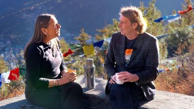 Anne och Anders i Bhutan