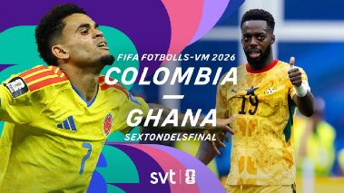 FIFA Fotbolls-VM 2026: Colombia-Ghana