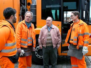 Die Drei von der Muellabfuhr: Arbeit am Limit