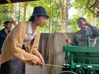 Handgemacht in Laos, Rares aus Rattan