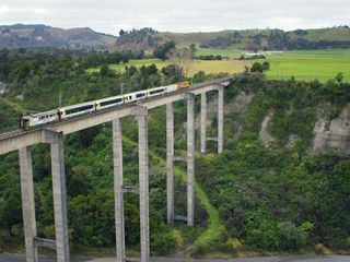 Mit dem Zug durch Neuseeland