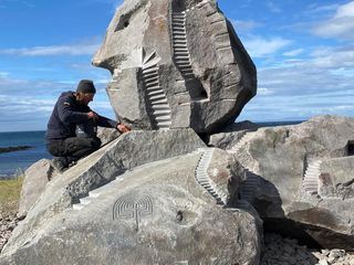Outdoor-Kunst auf Island