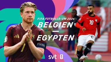 FIFA Fotbolls-VM 2026: Belgien-Egypten