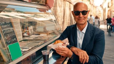 Stanley Tucci i Italien