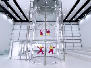 Schwerelos im Windkanal