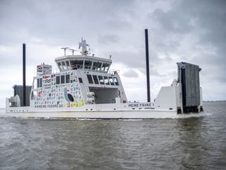 Neue Faehre nach Norderney