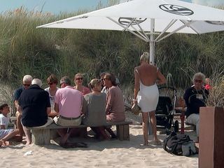 Urlaubsglueck vor deutschen Kuesten