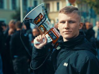 Jung, maennlich, rechtsextrem