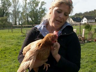 Vom Glueck, ein Huhn zu retten