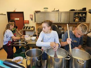 Das Camp in der Wildnis
