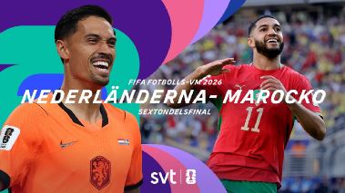 FIFA Fotbolls-VM 2026: Nederlaenderna-Marocko