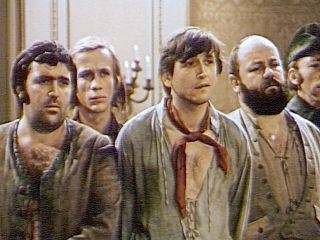 Sechse kommen durch die Welt