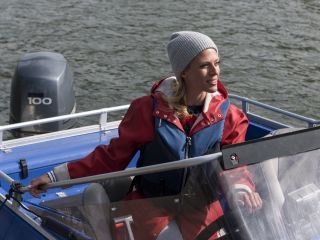 Inga Lindstroem: Das Postboot in den Schaeren