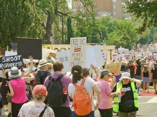 Protest gegen Trump - Kampf um die Demokratie