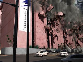 Sekunden vor dem Unglueck