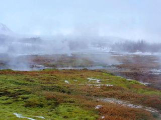 Island im Winter - Gluehende Lava und ewiges Eis